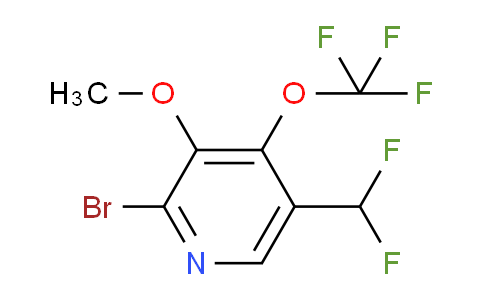 AM63998 | 1803683-67-1 | 2-Bromo-5-(difluoromethyl)-3-methoxy-4-(trifluoromethoxy)pyridine