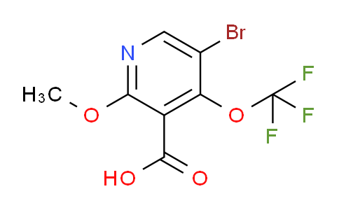 5-Bromo-2-methoxy-4-(trifluoromethoxy)pyridine-3-carboxylic acid