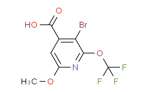 3-Bromo-6-methoxy-2-(trifluoromethoxy)pyridine-4-carboxylic acid
