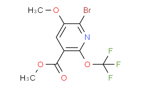 Methyl 2-bromo-3-methoxy-6-(trifluoromethoxy)pyridine-5-carboxylate