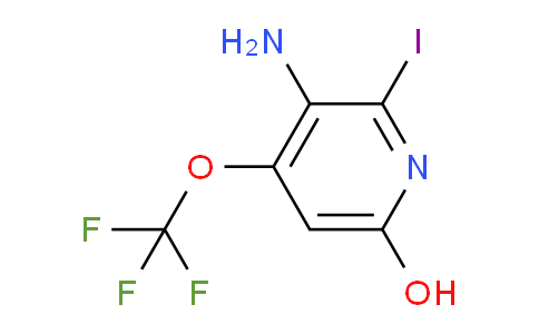 3-Amino-6-hydroxy-2-iodo-4-(trifluoromethoxy)pyridine