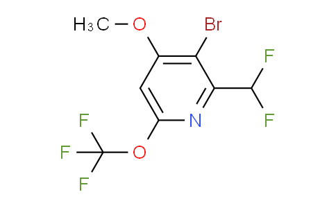 AM64027 | 1804576-58-6 | 3-Bromo-2-(difluoromethyl)-4-methoxy-6-(trifluoromethoxy)pyridine