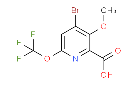 4-Bromo-3-methoxy-6-(trifluoromethoxy)pyridine-2-carboxylic acid