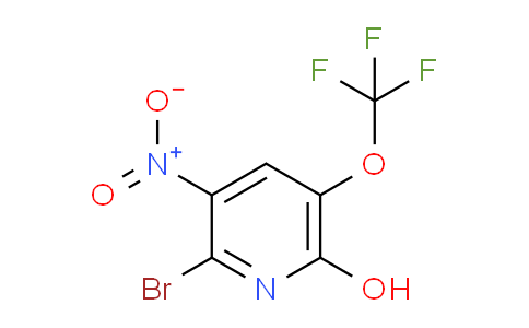 2-Bromo-6-hydroxy-3-nitro-5-(trifluoromethoxy)pyridine
