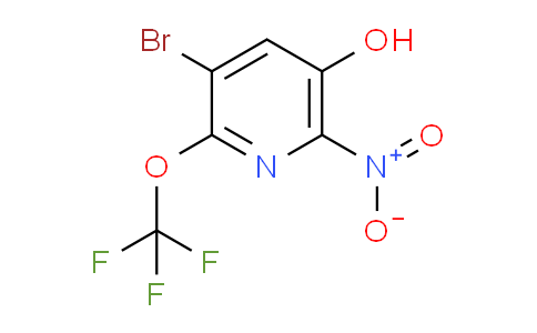 3-Bromo-5-hydroxy-6-nitro-2-(trifluoromethoxy)pyridine