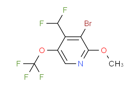 3-Bromo-4-(difluoromethyl)-2-methoxy-5-(trifluoromethoxy)pyridine