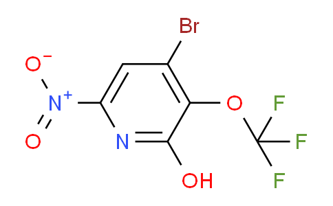 4-Bromo-2-hydroxy-6-nitro-3-(trifluoromethoxy)pyridine