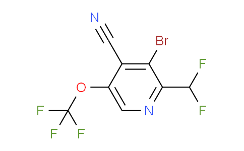 AM64056 | 1806154-14-2 | 3-Bromo-4-cyano-2-(difluoromethyl)-5-(trifluoromethoxy)pyridine