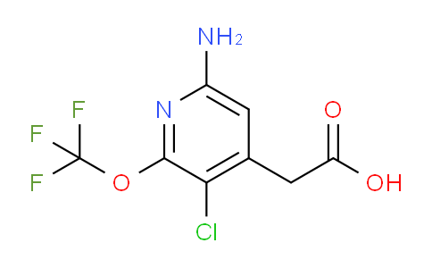 6-Amino-3-chloro-2-(trifluoromethoxy)pyridine-4-acetic acid