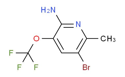 2-Amino-5-bromo-6-methyl-3-(trifluoromethoxy)pyridine