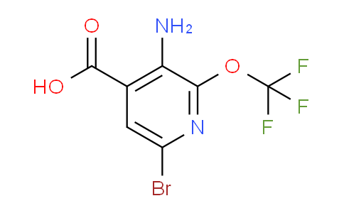 AM64071 | 1804525-70-9 | 3-Amino-6-bromo-2-(trifluoromethoxy)pyridine-4-carboxylic acid