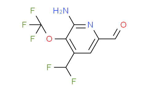 AM64075 | 1804540-50-8 | 2-Amino-4-(difluoromethyl)-3-(trifluoromethoxy)pyridine-6-carboxaldehyde