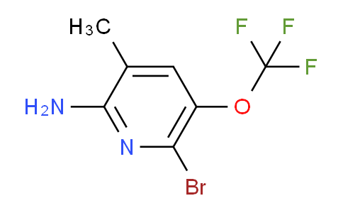 AM64076 | 1803545-34-7 | 2-Amino-6-bromo-3-methyl-5-(trifluoromethoxy)pyridine