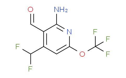 AM64077 | 1803658-87-8 | 2-Amino-4-(difluoromethyl)-6-(trifluoromethoxy)pyridine-3-carboxaldehyde