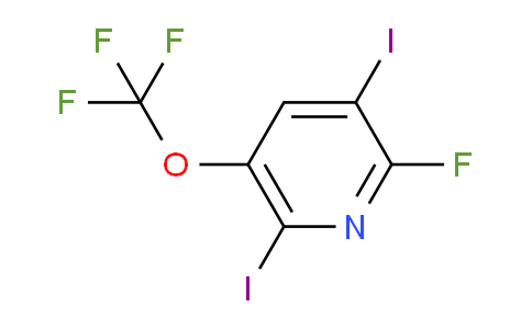 AM64081 | 1804498-58-5 | 3,6-Diiodo-2-fluoro-5-(trifluoromethoxy)pyridine