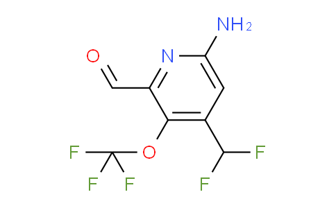 AM64091 | 1803431-33-5 | 6-Amino-4-(difluoromethyl)-3-(trifluoromethoxy)pyridine-2-carboxaldehyde