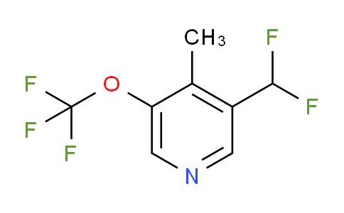 3-(Difluoromethyl)-4-methyl-5-(trifluoromethoxy)pyridine