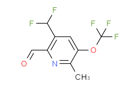 AM64154 | 1361910-74-8 | 5-(Difluoromethyl)-2-methyl-3-(trifluoromethoxy)pyridine-6-carboxaldehyde