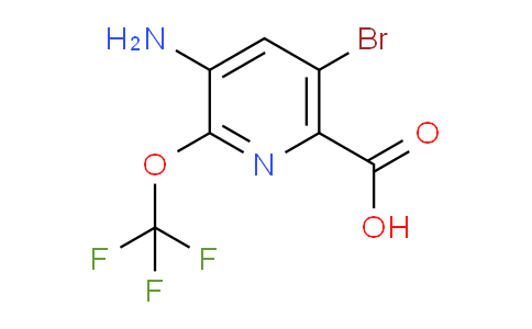 AM64168 | 1803544-45-7 | 3-Amino-5-bromo-2-(trifluoromethoxy)pyridine-6-carboxylic acid