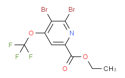 Ethyl 2,3-dibromo-4-(trifluoromethoxy)pyridine-6-carboxylate