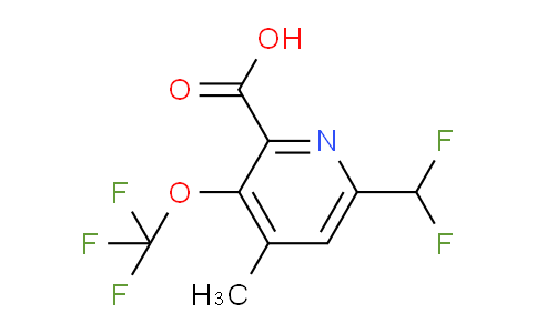 AM64220 | 1361757-34-7 | 6-(Difluoromethyl)-4-methyl-3-(trifluoromethoxy)pyridine-2-carboxylic acid