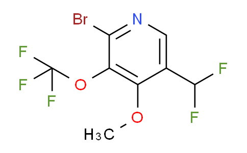 AM64237 | 1804000-24-5 | 2-Bromo-5-(difluoromethyl)-4-methoxy-3-(trifluoromethoxy)pyridine