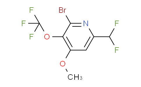 AM64238 | 1804615-49-3 | 2-Bromo-6-(difluoromethyl)-4-methoxy-3-(trifluoromethoxy)pyridine