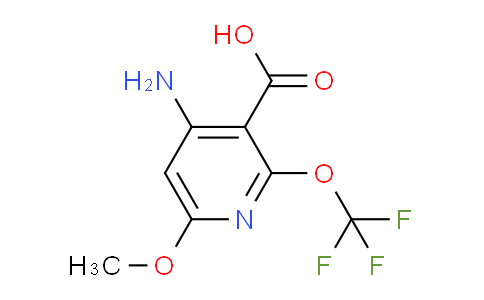 AM64252 | 1804430-23-6 | 4-Amino-6-methoxy-2-(trifluoromethoxy)pyridine-3-carboxylic acid
