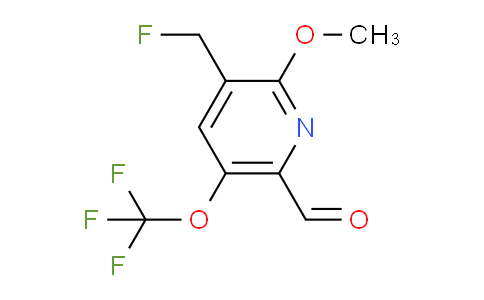 3-(Fluoromethyl)-2-methoxy-5-(trifluoromethoxy)pyridine-6-carboxaldehyde