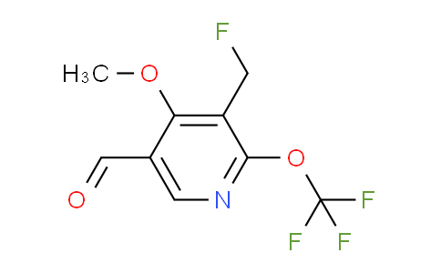 3-(Fluoromethyl)-4-methoxy-2-(trifluoromethoxy)pyridine-5-carboxaldehyde