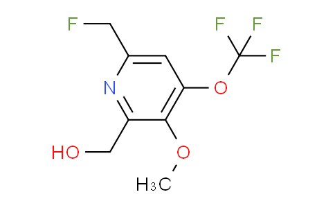 6-(Fluoromethyl)-3-methoxy-4-(trifluoromethoxy)pyridine-2-methanol