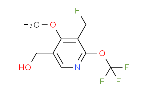 3-(Fluoromethyl)-4-methoxy-2-(trifluoromethoxy)pyridine-5-methanol