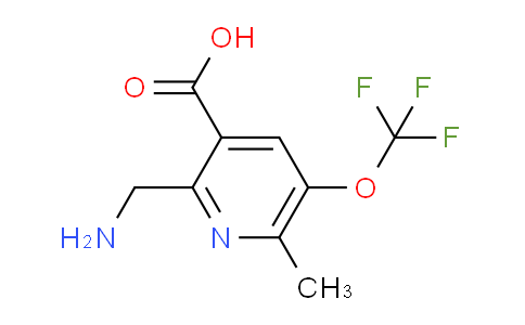AM64273 | 1805075-71-1 | 2-(Aminomethyl)-6-methyl-5-(trifluoromethoxy)pyridine-3-carboxylic acid