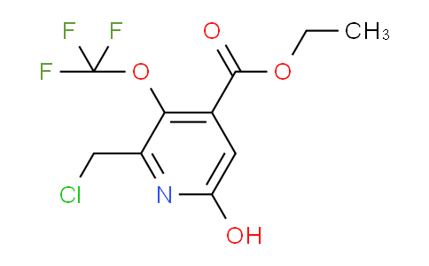 AM64274 | 1804825-63-5 | Ethyl 2-(chloromethyl)-6-hydroxy-3-(trifluoromethoxy)pyridine-4-carboxylate