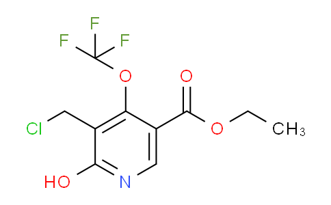 AM64276 | 1804355-58-5 | Ethyl 3-(chloromethyl)-2-hydroxy-4-(trifluoromethoxy)pyridine-5-carboxylate