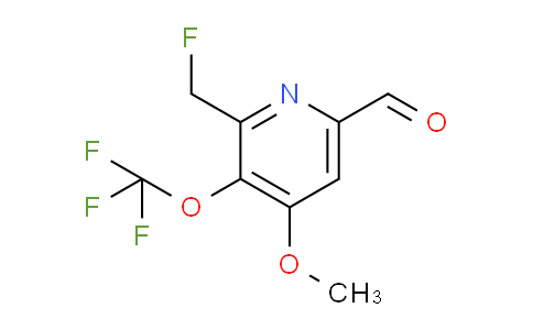 2-(Fluoromethyl)-4-methoxy-3-(trifluoromethoxy)pyridine-6-carboxaldehyde