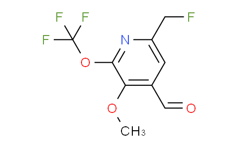 6-(Fluoromethyl)-3-methoxy-2-(trifluoromethoxy)pyridine-4-carboxaldehyde