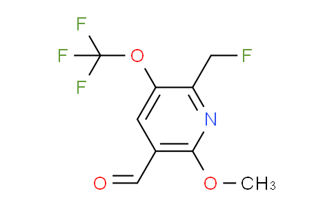 2-(Fluoromethyl)-6-methoxy-3-(trifluoromethoxy)pyridine-5-carboxaldehyde
