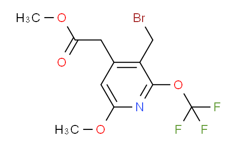 AM64300 | 1806748-96-8 | Methyl 3-(bromomethyl)-6-methoxy-2-(trifluoromethoxy)pyridine-4-acetate