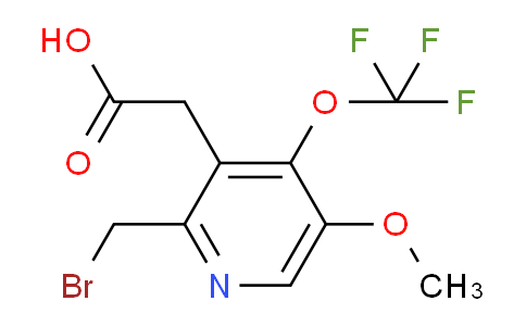 AM64305 | 1806153-66-1 | 2-(Bromomethyl)-5-methoxy-4-(trifluoromethoxy)pyridine-3-acetic acid