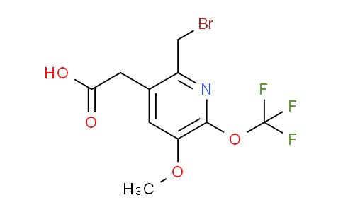 AM64306 | 1806182-79-5 | 2-(Bromomethyl)-5-methoxy-6-(trifluoromethoxy)pyridine-3-acetic acid
