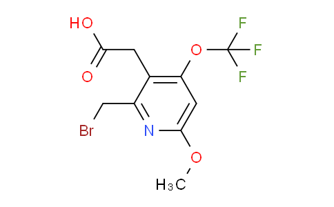 AM64307 | 1806747-93-2 | 2-(Bromomethyl)-6-methoxy-4-(trifluoromethoxy)pyridine-3-acetic acid