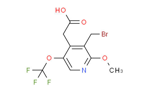 AM64309 | 1805918-07-3 | 3-(Bromomethyl)-2-methoxy-5-(trifluoromethoxy)pyridine-4-acetic acid