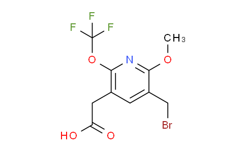 AM64310 | 1804469-42-8 | 3-(Bromomethyl)-2-methoxy-6-(trifluoromethoxy)pyridine-5-acetic acid
