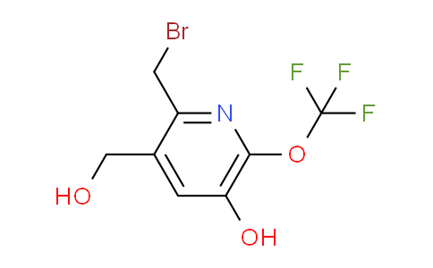 2-(Bromomethyl)-5-hydroxy-6-(trifluoromethoxy)pyridine-3-methanol