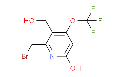 2-(Bromomethyl)-6-hydroxy-4-(trifluoromethoxy)pyridine-3-methanol