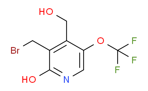 3-(Bromomethyl)-2-hydroxy-5-(trifluoromethoxy)pyridine-4-methanol