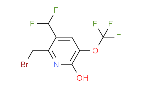 2-(Bromomethyl)-3-(difluoromethyl)-6-hydroxy-5-(trifluoromethoxy)pyridine