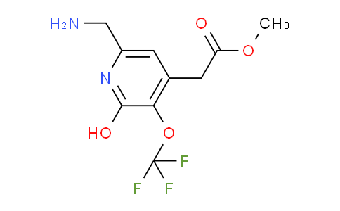 Methyl 6-(aminomethyl)-2-hydroxy-3-(trifluoromethoxy)pyridine-4-acetate