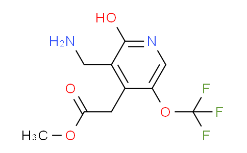 Methyl 3-(aminomethyl)-2-hydroxy-5-(trifluoromethoxy)pyridine-4-acetate